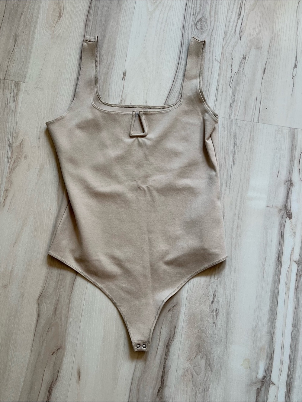 Tan Abercrombie and Fitch bodysuit size L